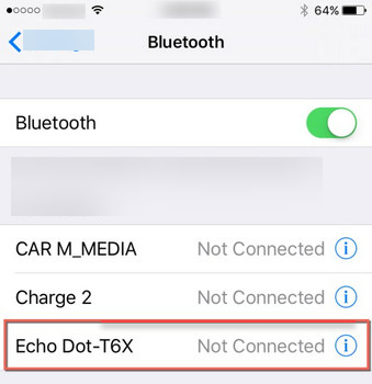 Bluetooth mit Alexa