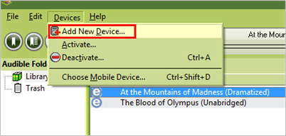 Mit Audible Download Manager auf MP3 Player laden