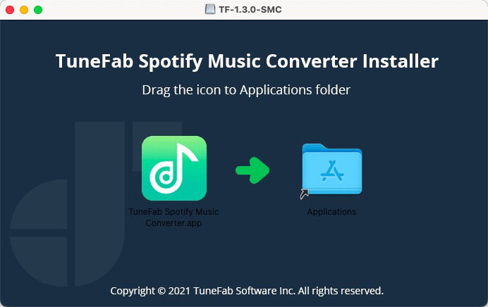 TuneFab Spotify Music Converter installieren auf Mac