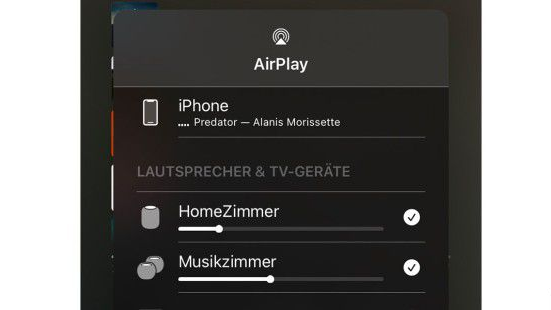 Amazon Music auf HomePod streamen über AirPlay