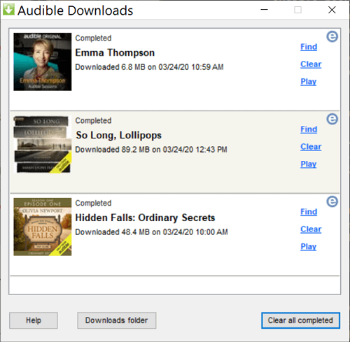 Audible Download Manager Downloads