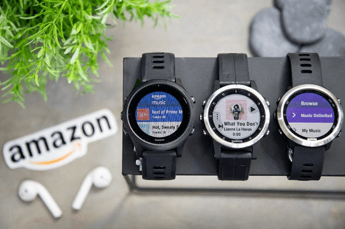 Garmin Smartwatch Amazon Music hören
