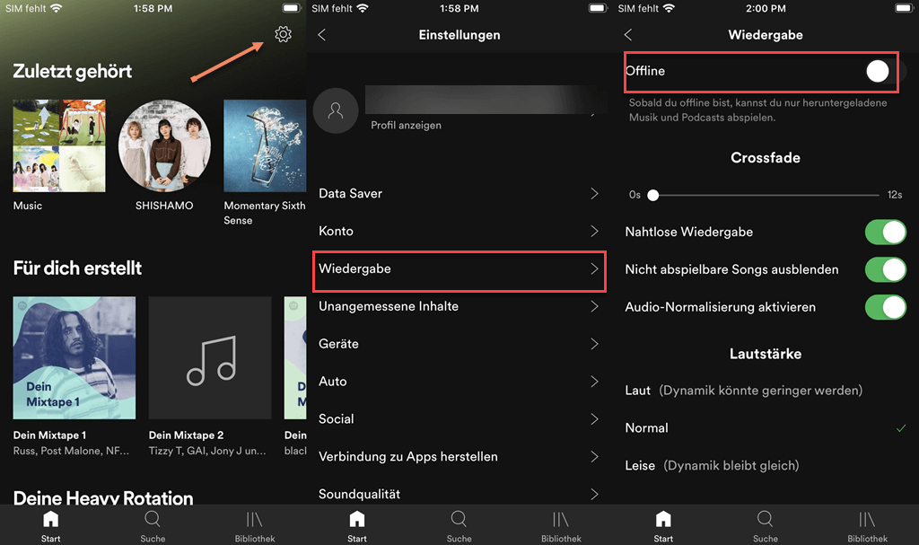 Spotify Playlist downloaden auf Handy