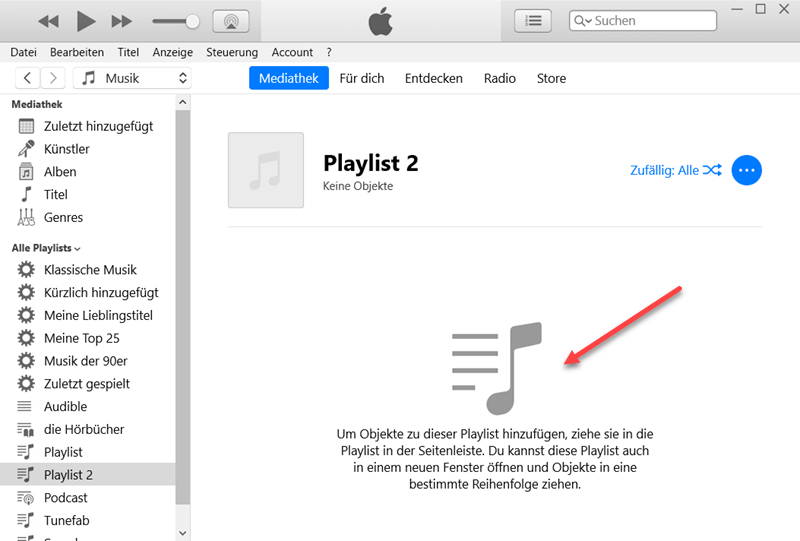 Spotify Playlist zu iTunes ziehen